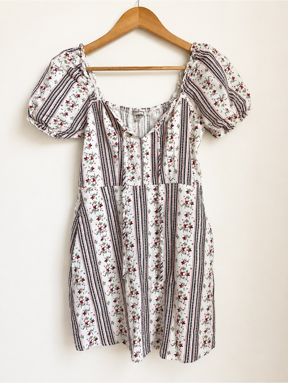 Floral Puff Sleeve Dress Cottagecore